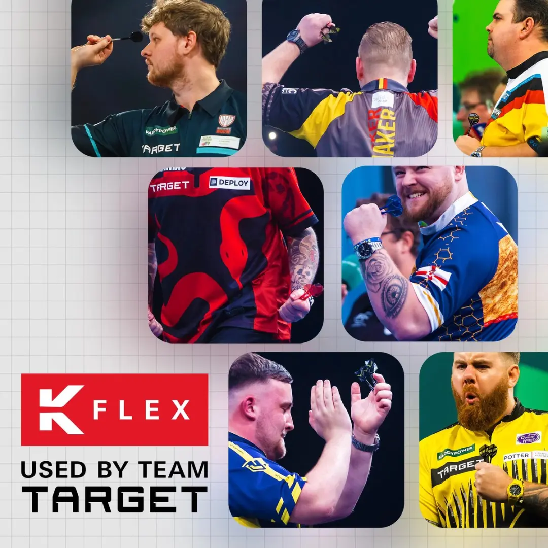 Target Darts Luke Littler World Champion K Flex Set 3 Stuks - No.6 Short 19mm