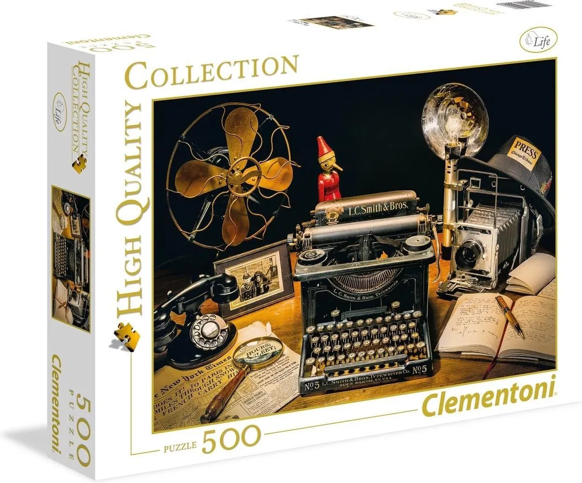 Clementoni Legpuzzel Typmachine 500 Stukjes