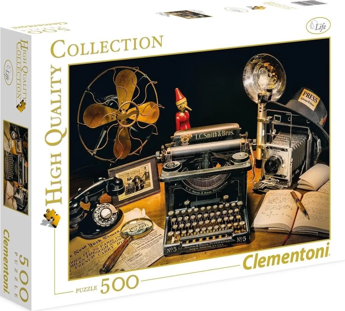 Clementoni Legpuzzel Typmachine 500 Stukjes