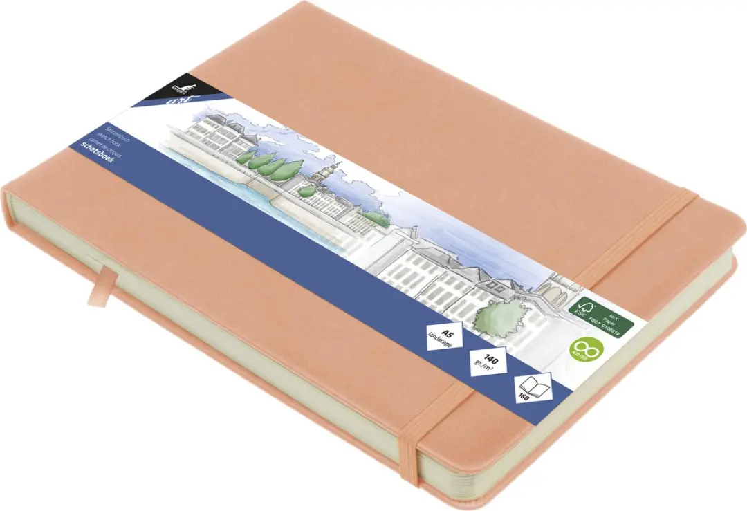 Kangaro K-861232 Schetsboek A5 Oudroze
