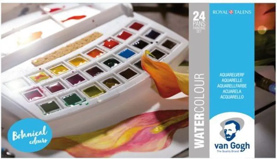 Van Gogh Aquarelverf Set 24 Kleuren