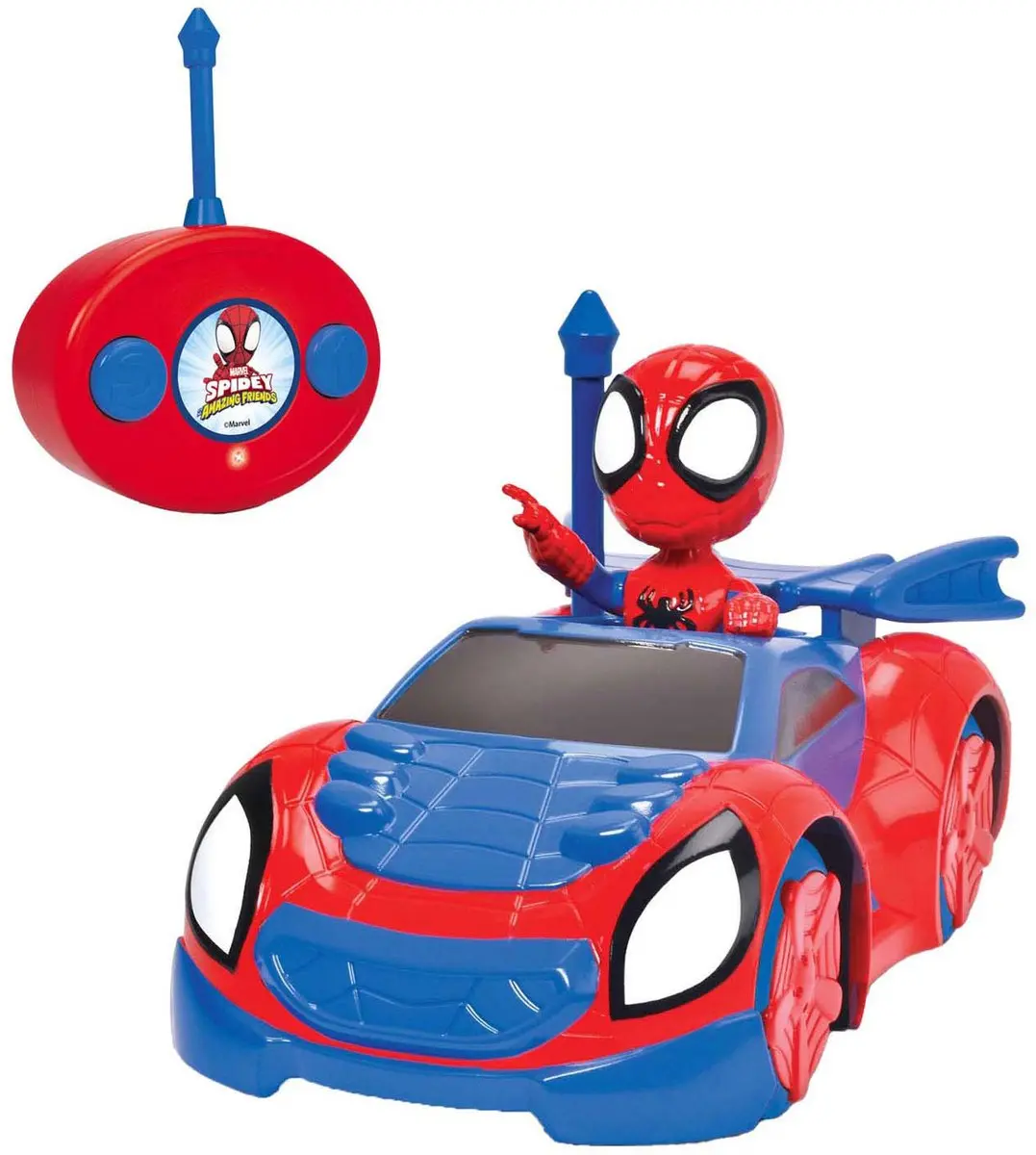 Dickie Jada Toys RC Spiderman Web Crawler 203223000 - Rood