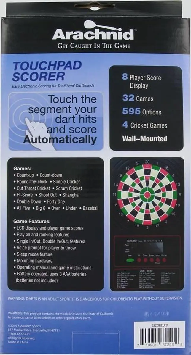 Winmau Ton Machine Touchpad Scorer 2 Dartbord - 45cm