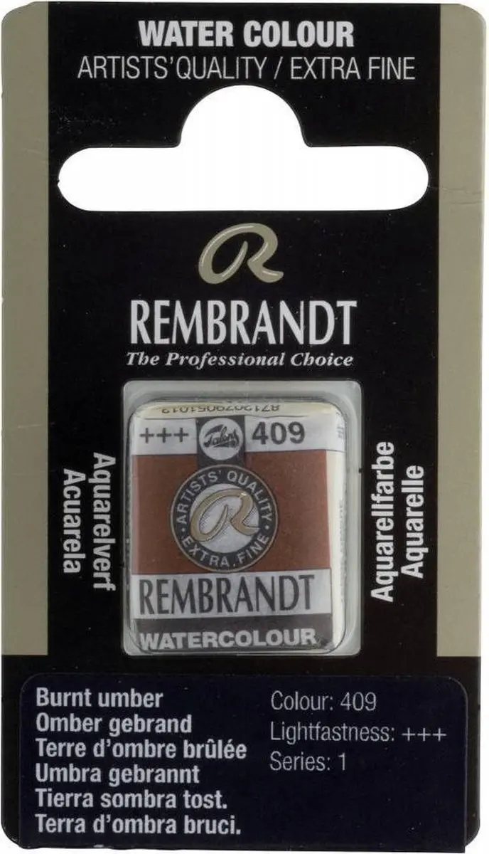 Rembrandt Waterverf Napje Burnt Umber 10g