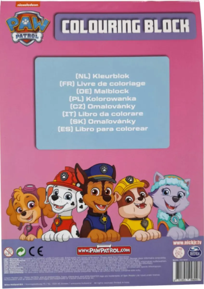 PAW Patrol Kleur- en Stickerboek - 16 Stickers & Platen