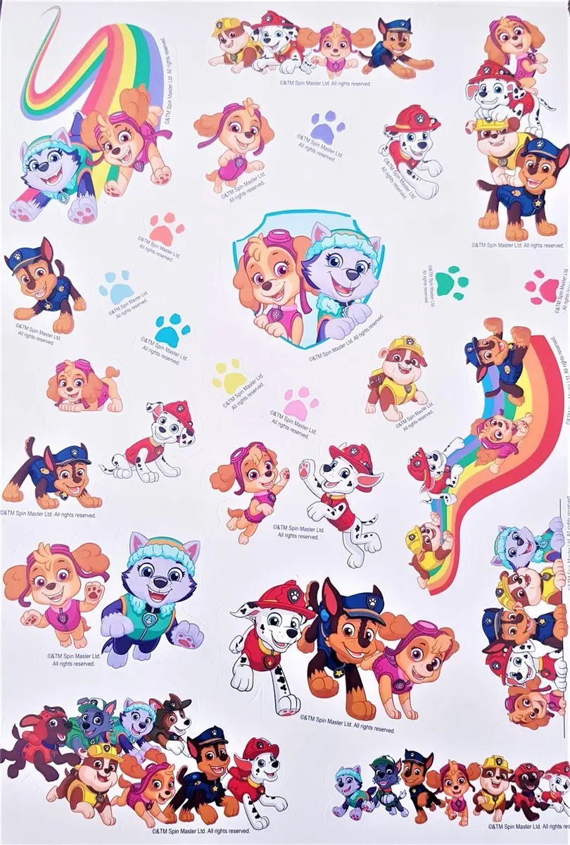 PAW Patrol Kleur- en Stickerboek - 16 Stickers & Platen