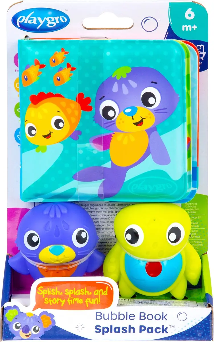Playgro Bubble Book Splash Pack Badspeelgoed