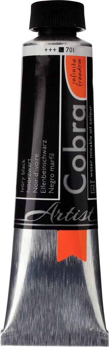 Cobra Olieverf Ivoorzwart #701