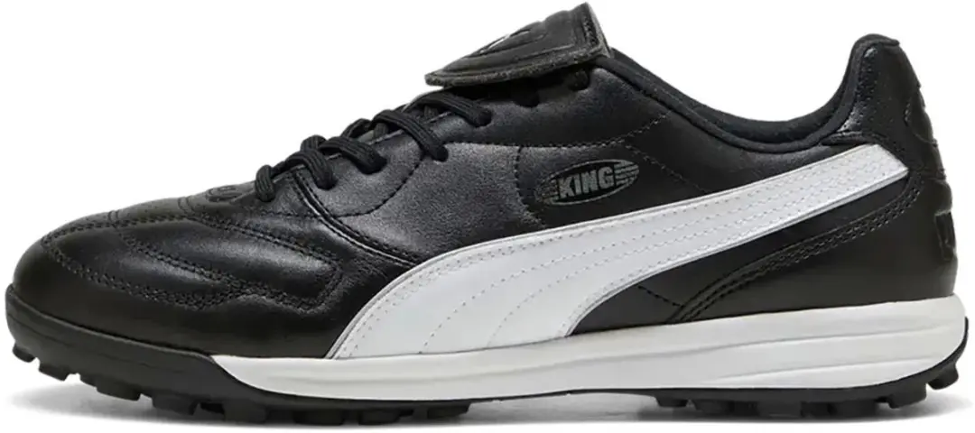 PUMA King Liga TF Voetbalschoenen - Zwart - Maat 42