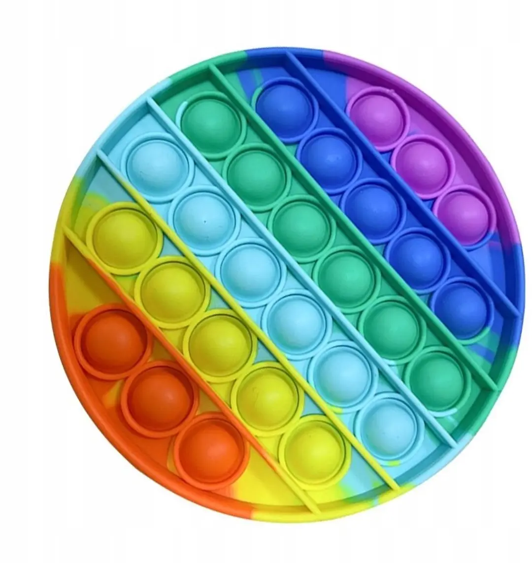 BK Zintuiglijk Push Pop It Antistress Speelgoed - 10 Kleuren