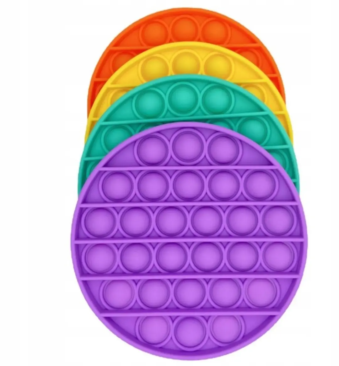 BK Zintuiglijk Push Pop It Antistress Speelgoed - 10 Kleuren