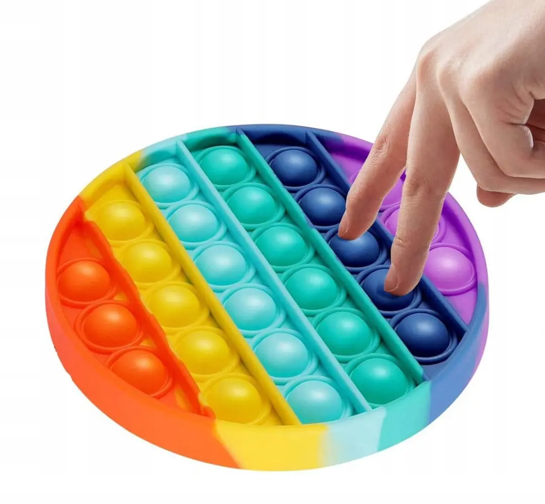 BK Zintuiglijk Push Pop It Antistress Speelgoed - 10 Kleuren