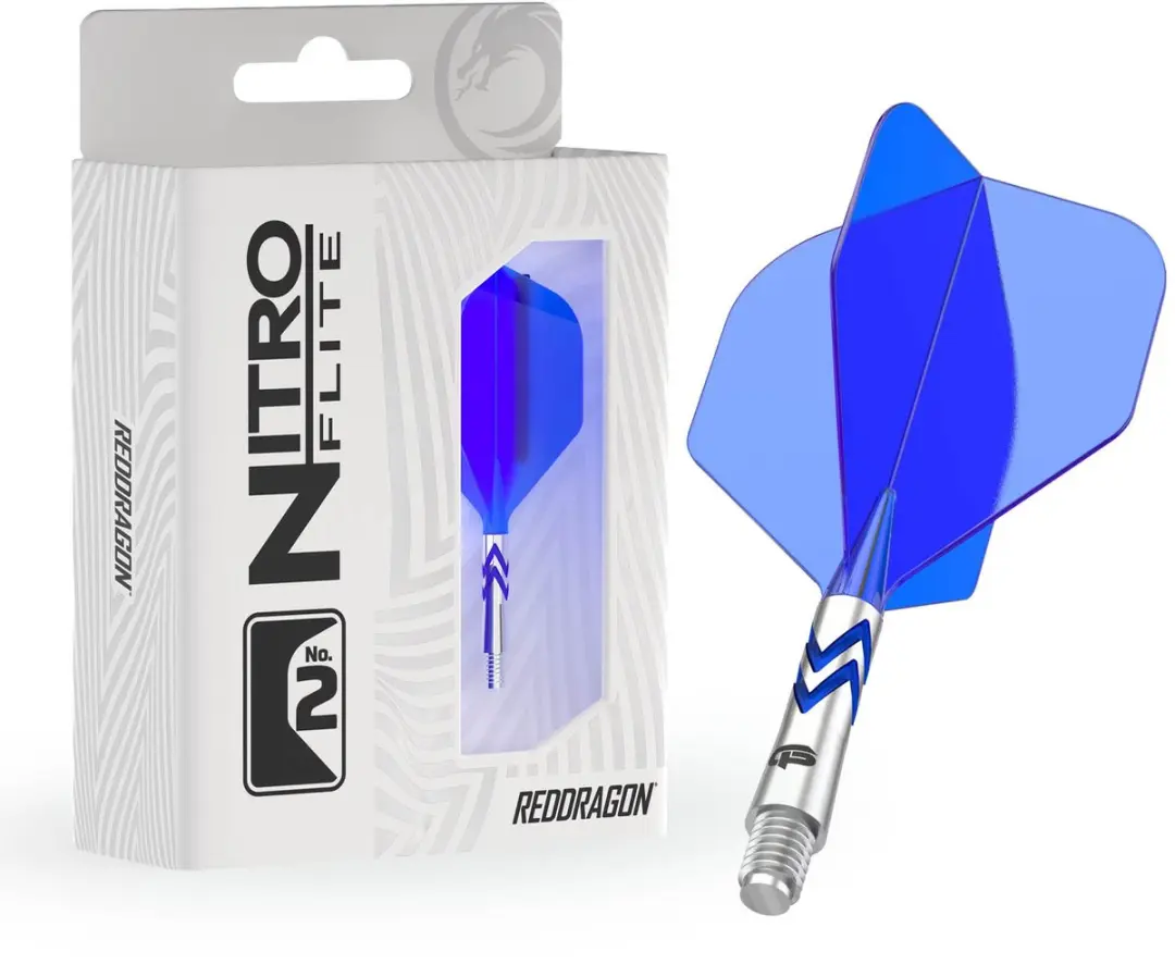 Red Dragon Nitro Flite System Gerwyn Price NO2 Dart Flights X1086 - 3 Stuks