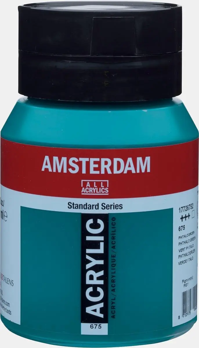 Amsterdam Standard Acrylverf 500ml - 675 Phtalogroen