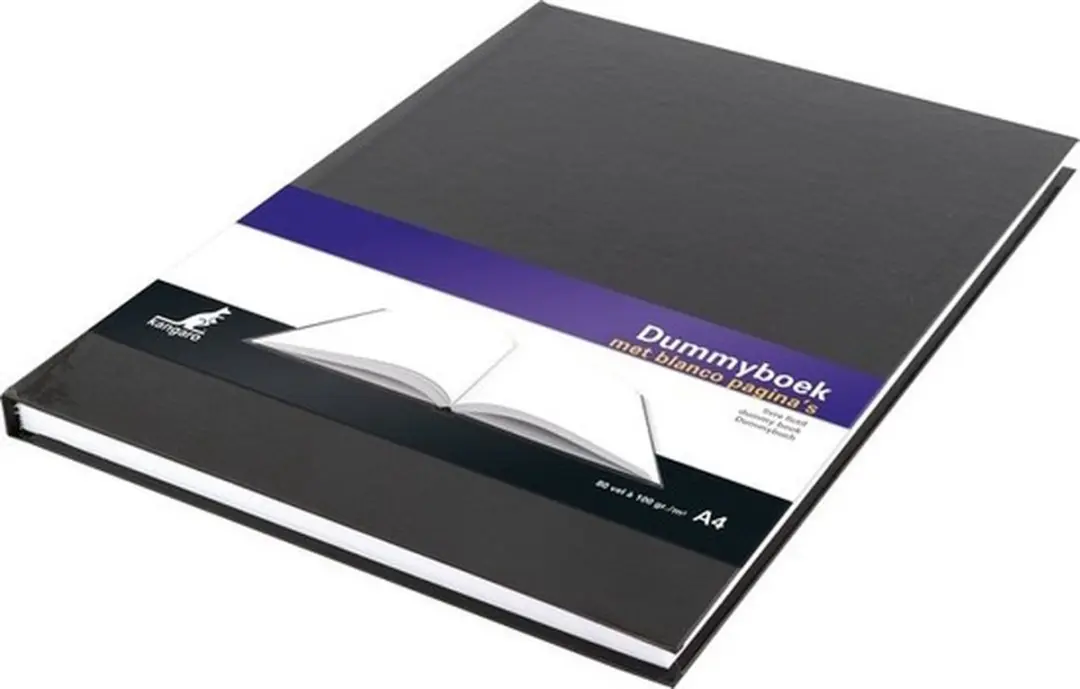 Kangaro Schetsboek A4 80 Vel - Zwart - 50 Viltstiften - afbeelding 6 van 6