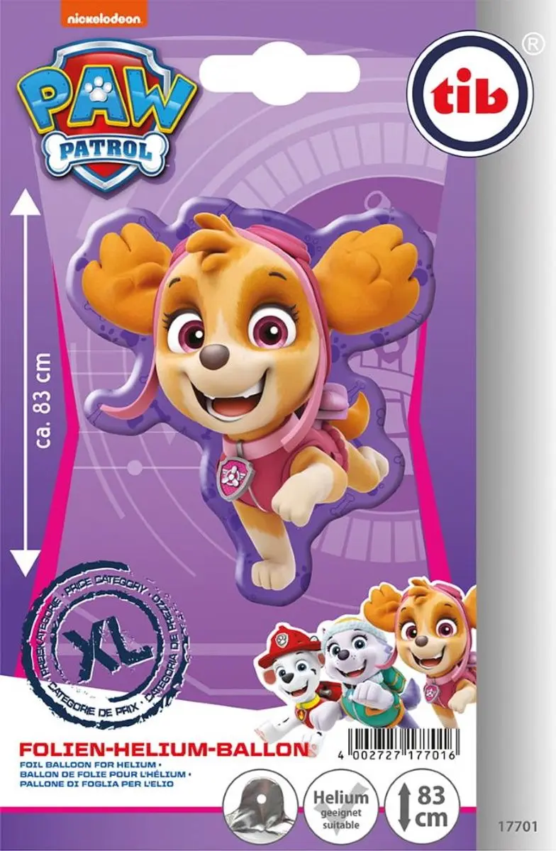 PAW Patrol Skye Folie Ballon - 83cm - Roze