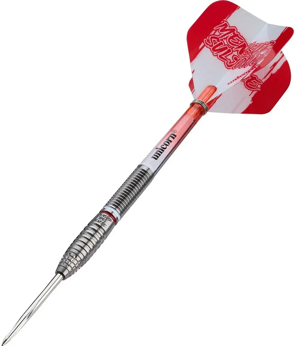Unicorn Mensur Suljovic 95% Dartpijlen - 3 Stuks - Zilver