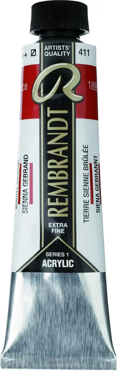 Rembrandt Acryl Verf Serie 1 Burnt Sienna 40ml