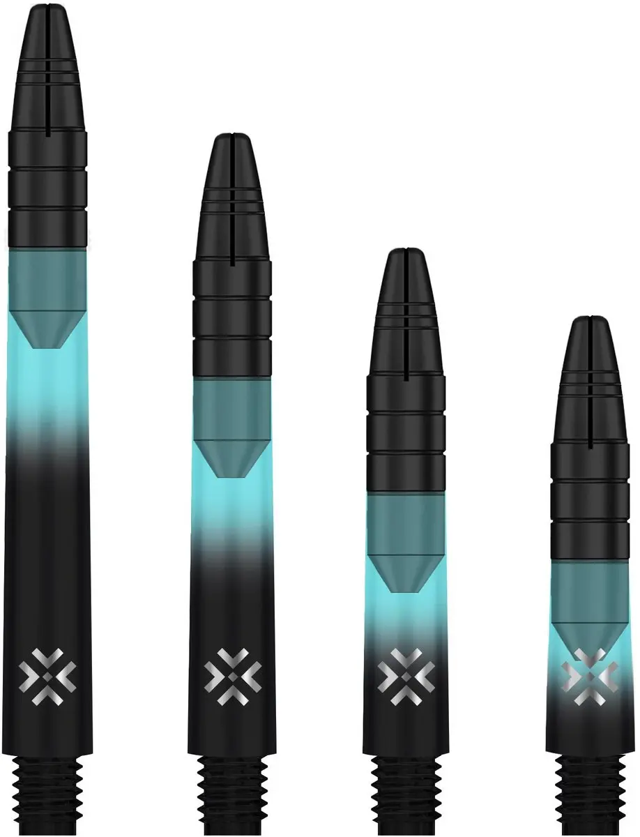 Bullet Shaft Alu HD 41mm - 3 Stuks - Blauw/Zwart