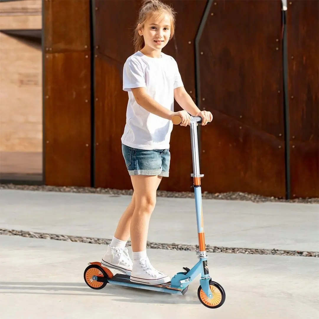 XQMax Step Inklapbaar Stepper - 4.72 Inch - Blauw & Oranje