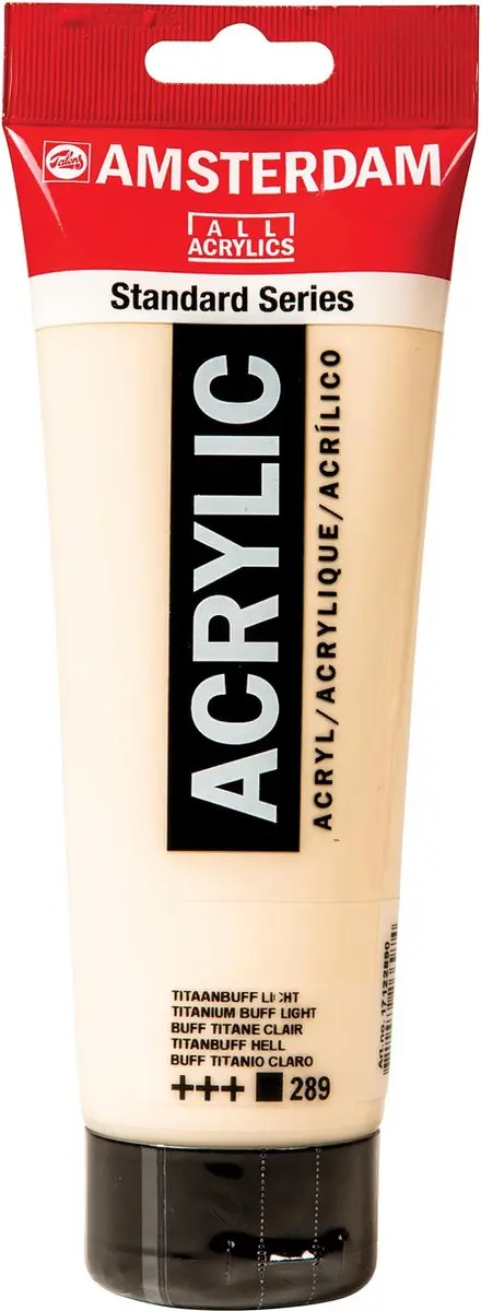 Amsterdam Acrylverf Titaanbuff Licht 250ml