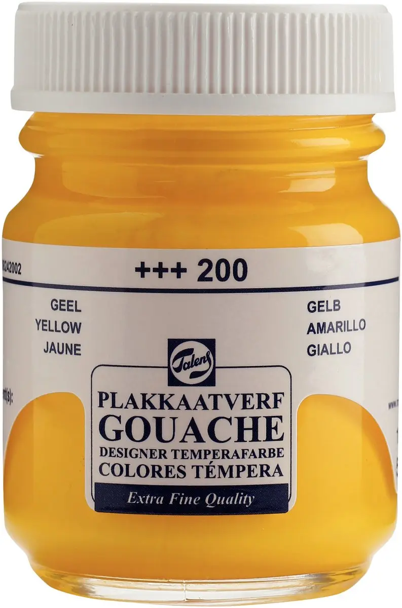 Royal Talens Gouache Verf Extra Fijn 50ml - Levendig Geel