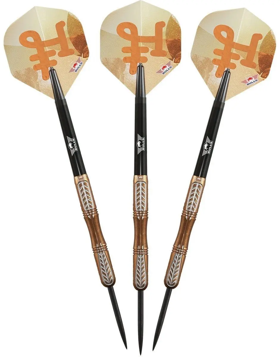 Bull's Bronzo True 90% Dartpijlen - 3 Stuks