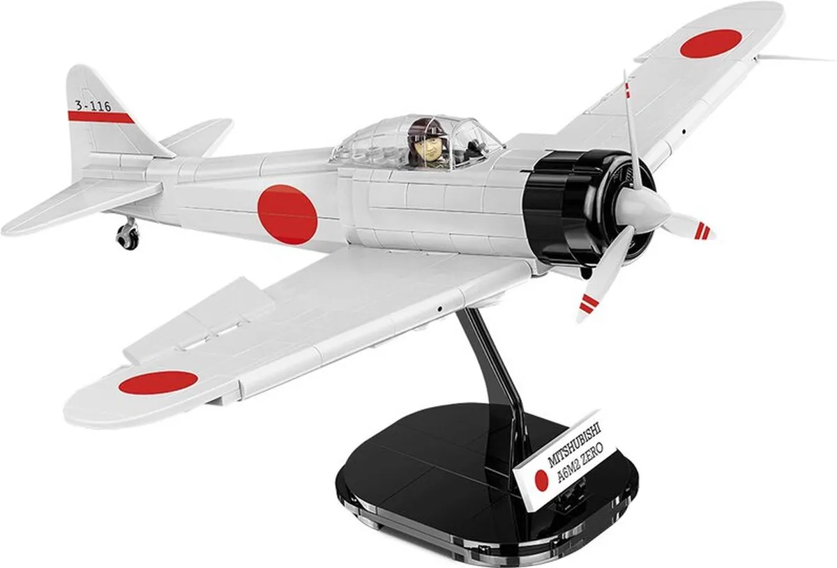 Cobi Mitsubishi A6M2 Nul-Sen COBI-5729 - 347 Onderdelen - Meerkleurig