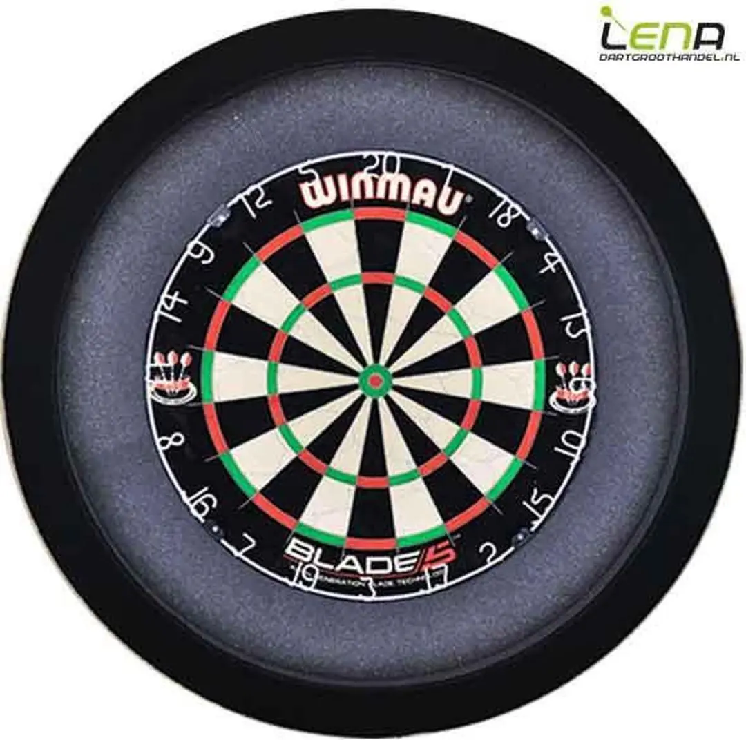Lena Dartbord Verlichting Basic XL LDVVOORDEEL.103 - 45cm - Zwart