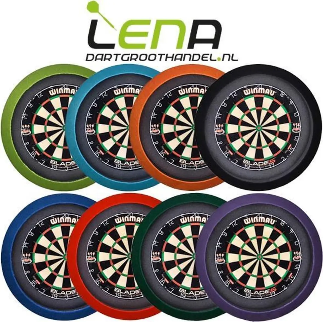 Lena Dartbord Verlichting Basic XL LDVVOORDEEL.103 - 45cm - Zwart