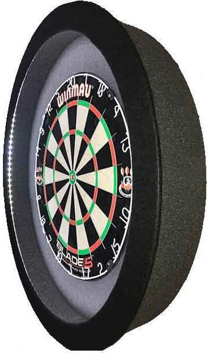 Lena Dartbord Verlichting Basic XL LDVVOORDEEL.103 - 45cm - Zwart