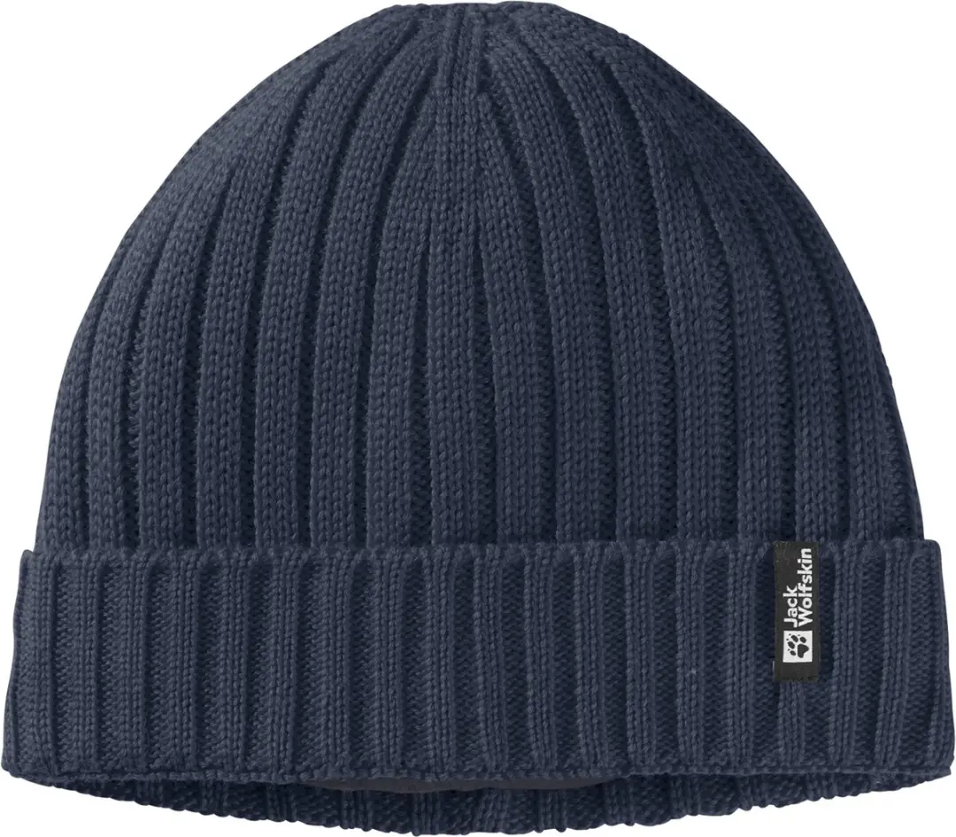 Jack Wolfskin RIB KNIT Beanie - Night Blue