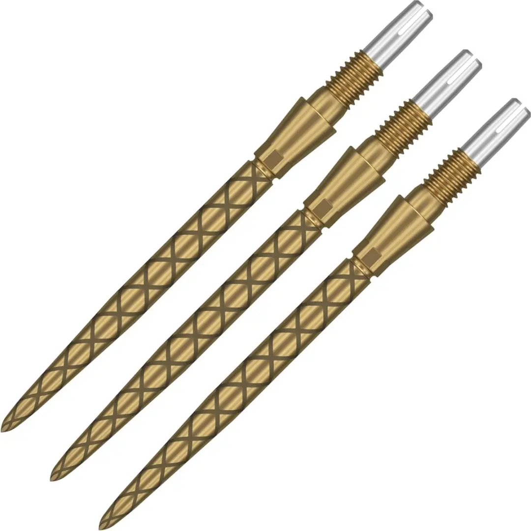 Target Swiss Points Storm Diamond Gold 30mm - 3 Stuks