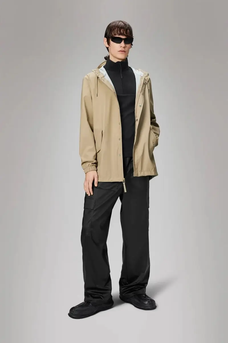Rains Fishtail Jacket W3 18010 - M - Beige/Taupe