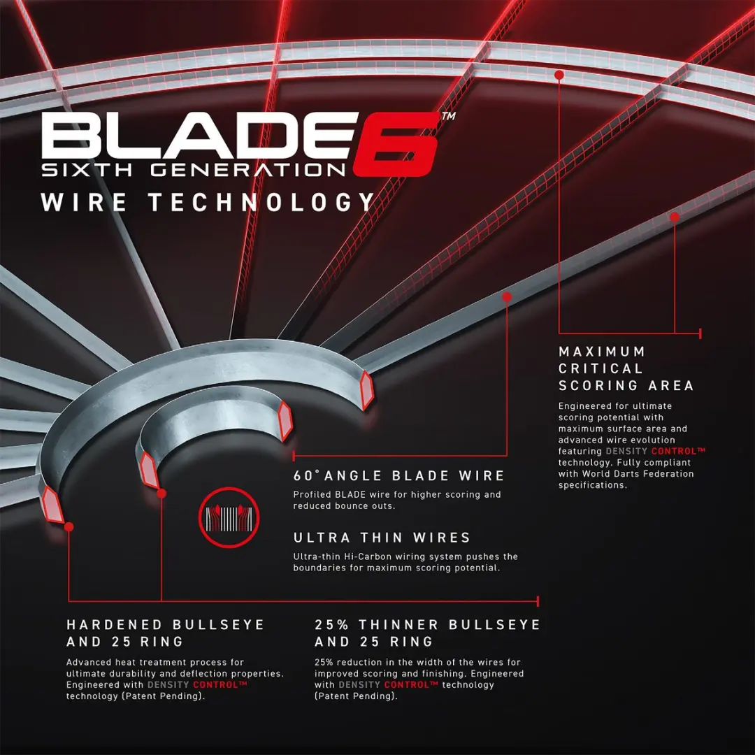 Winmau Blade 6 Dartbord 3033