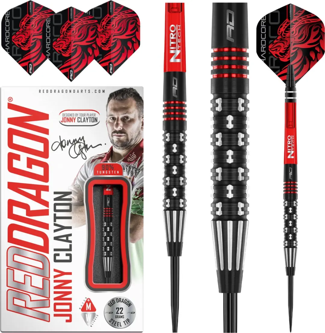 Red Dragon Jonny Clayton Premier League SE 90% Dartpijlen - 3 Stuks