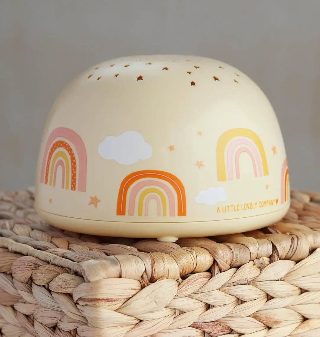A Little Lovely Company Regenboog Sterrenprojectorlamp - 3x AAA