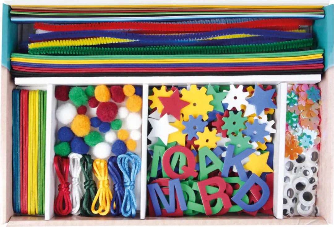 Lena Creatief Knutselkoffer Blauw - 400 Onderdelen