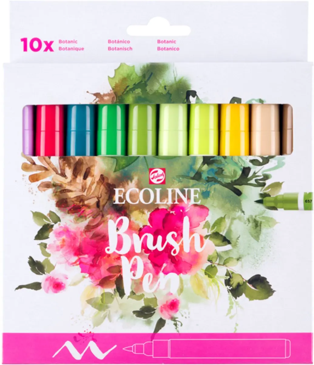 Ecoline Brush Pen Set Botanisch