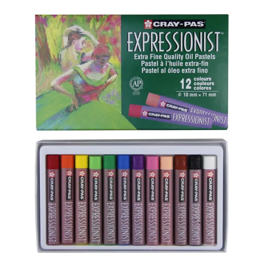 Sakura Expressionist Set 12 Oil Paste - 12 Stuks Multicolor