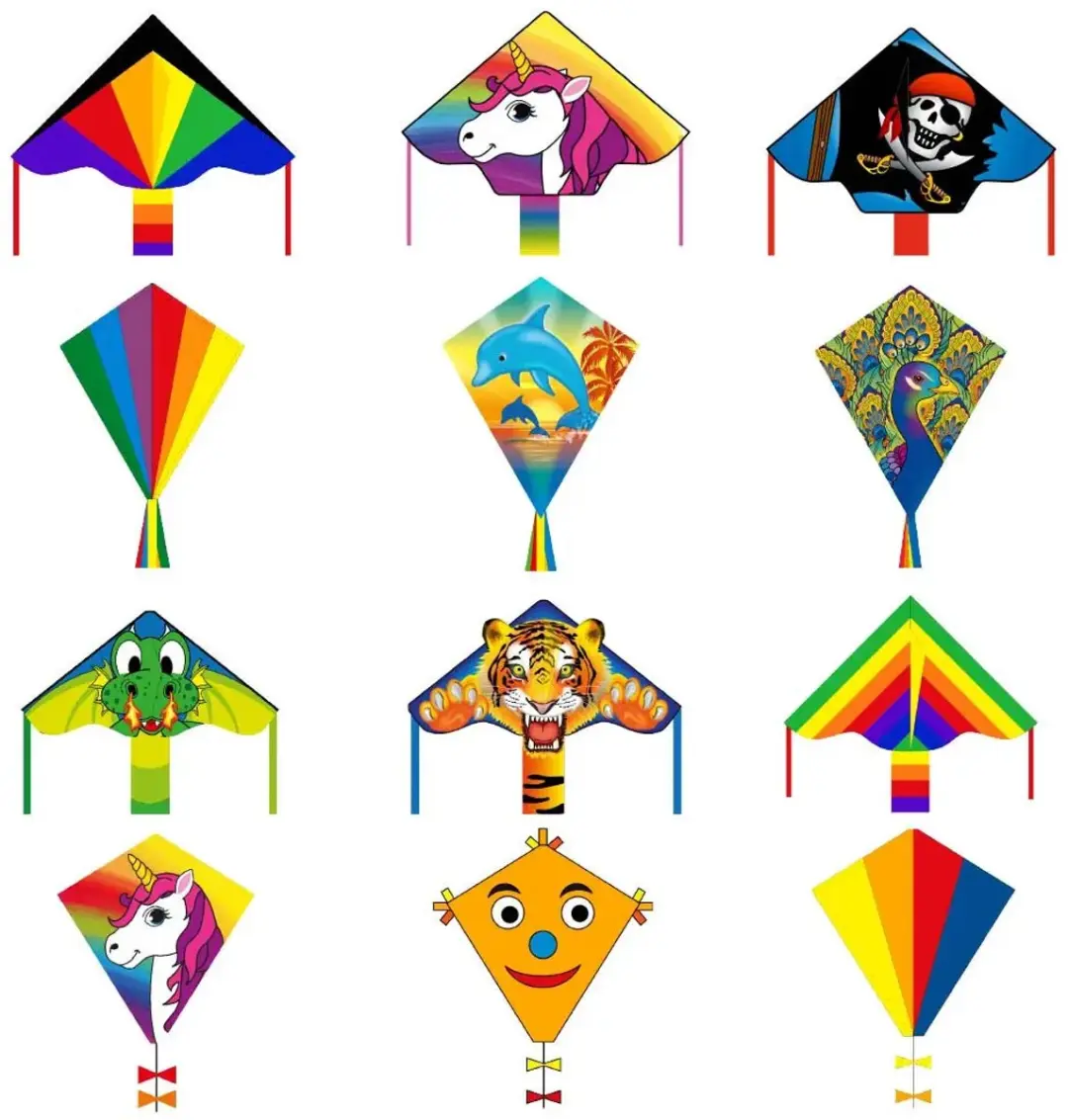 Ecoline Vlieger - 36 Stuks - Veelkleurig