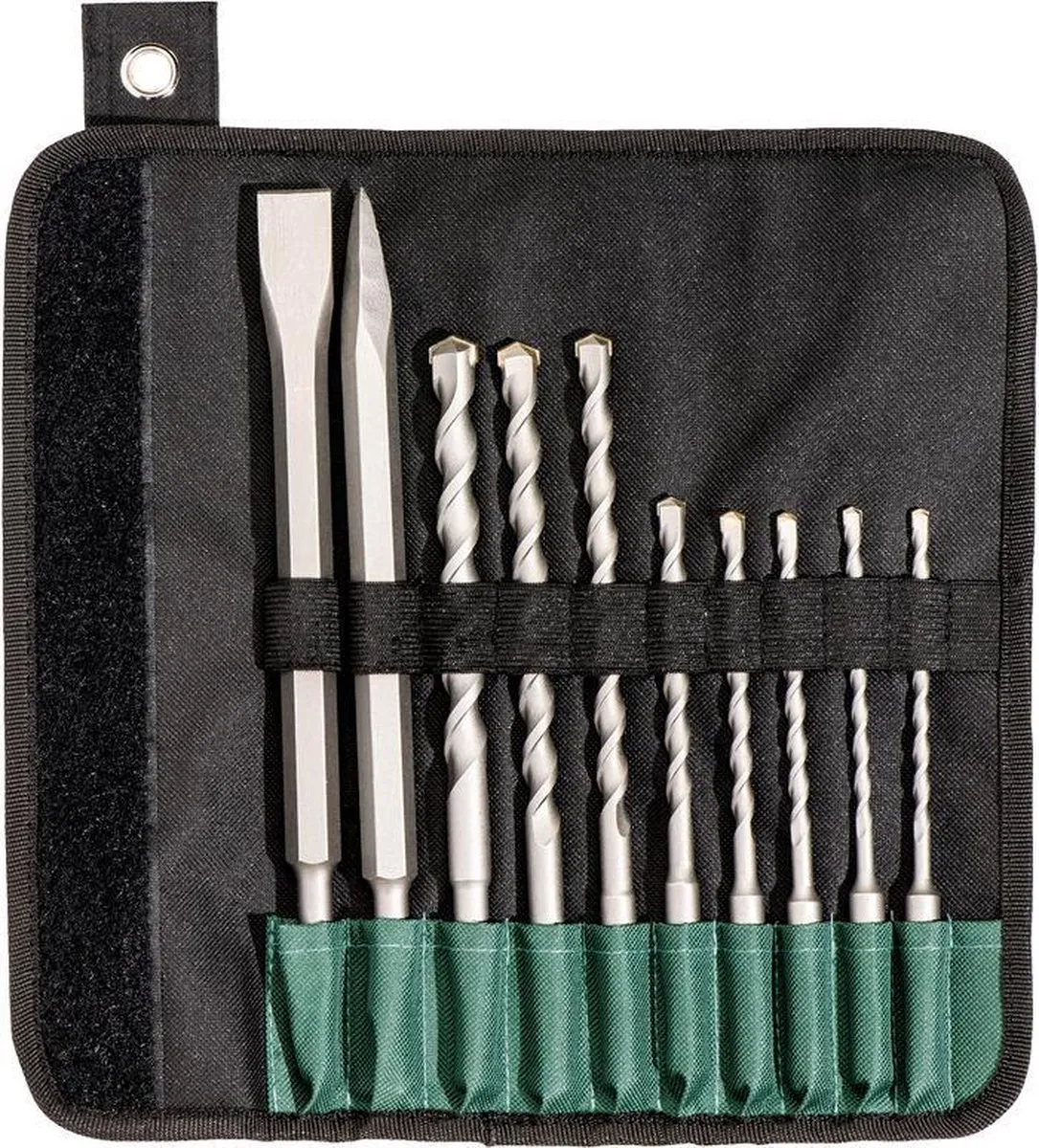 Metabo 630824000 SDS-plus Boor/Borstel Set 10-delig