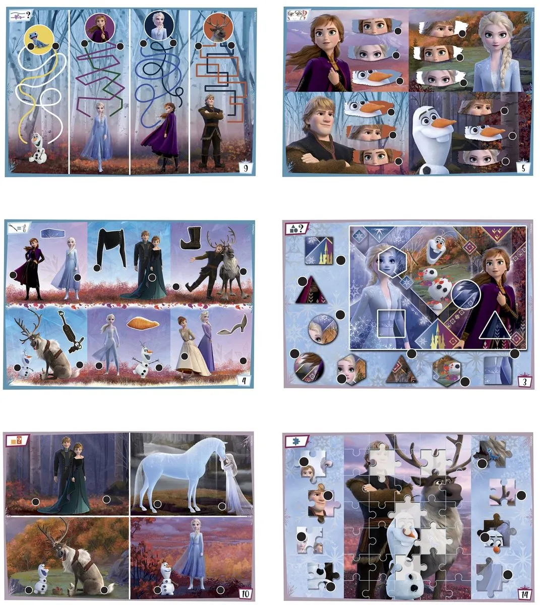 Clementoni Travel Quiz Disney Frozen - Educatief spel - 16674