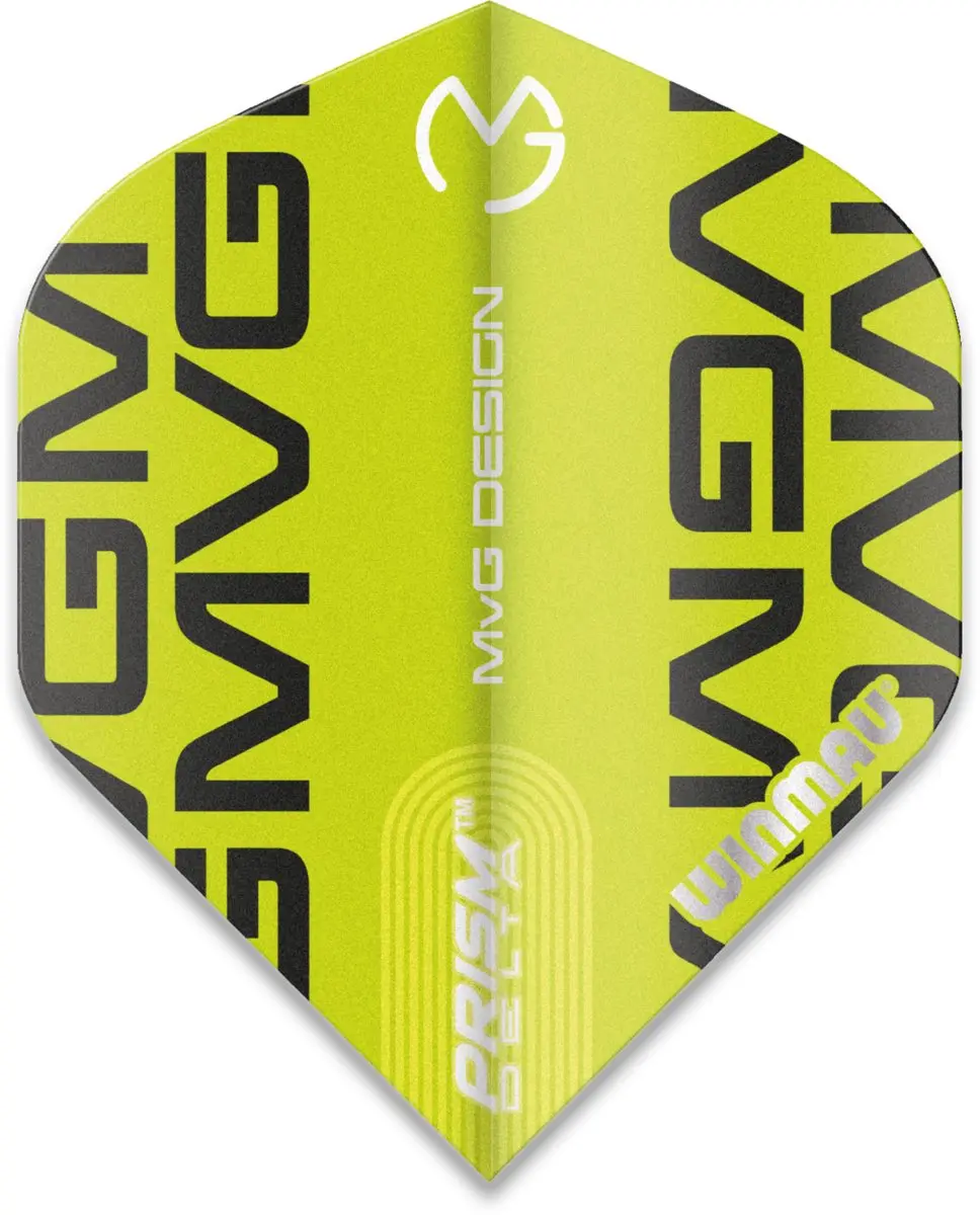 Winmau Prism Delta MVG Green Dart Flights - 3 Stuks