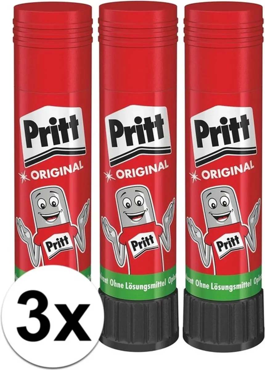 Pritt Lijmstift 22ml - 3 Stuks