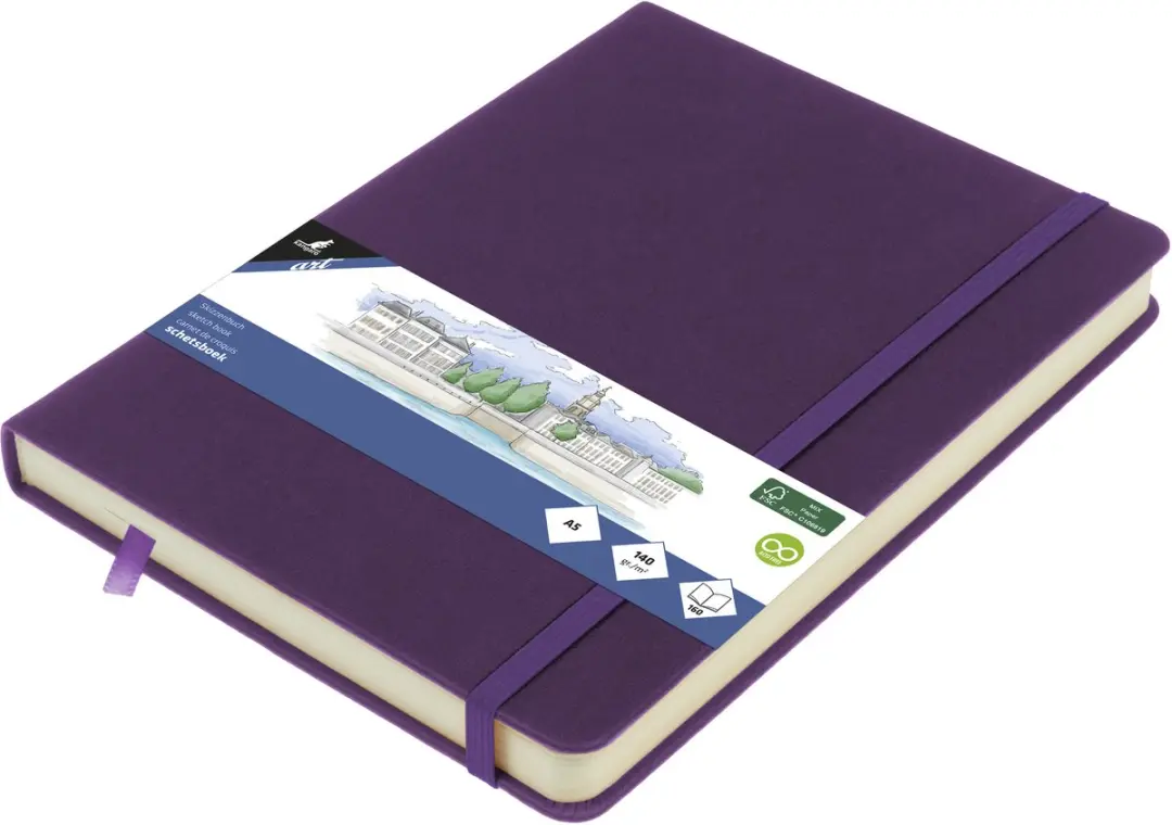 Kangaro K-861292 Schetsboek A5 Purple Heart