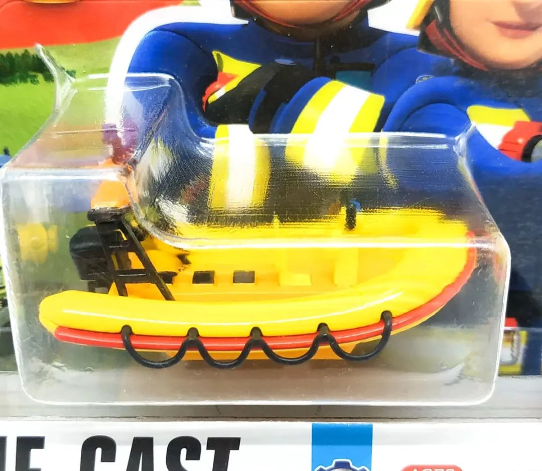 Dickie Toys Reddingsboot Neptune - Metaal - 7,5 cm - Geel