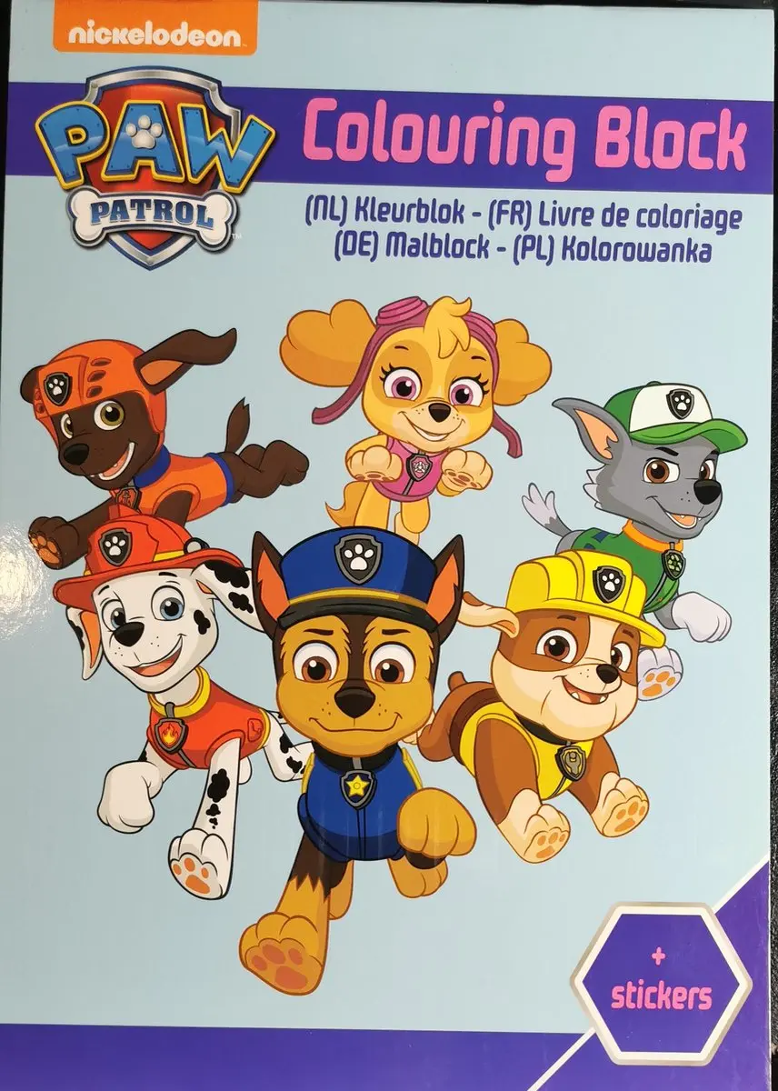 PAW Patrol Kleurboek met Stickers