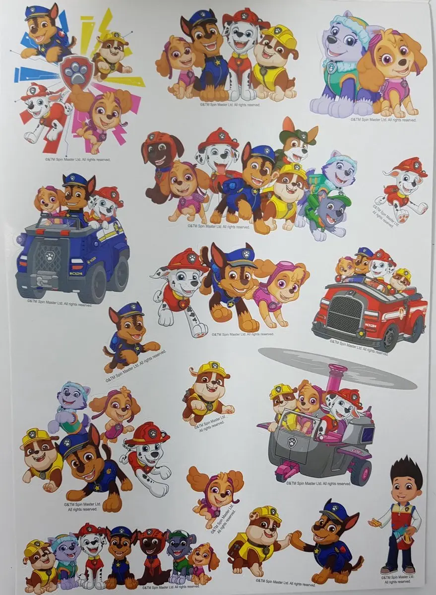 PAW Patrol Kleurboek met Stickers - 16 Pagina's - Multicolor