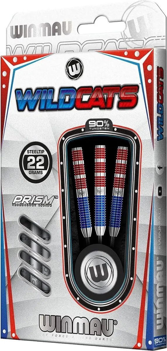 Winmau Wildcats 90% Dartpijlen - 3 Stuks - afbeelding 2 van 6